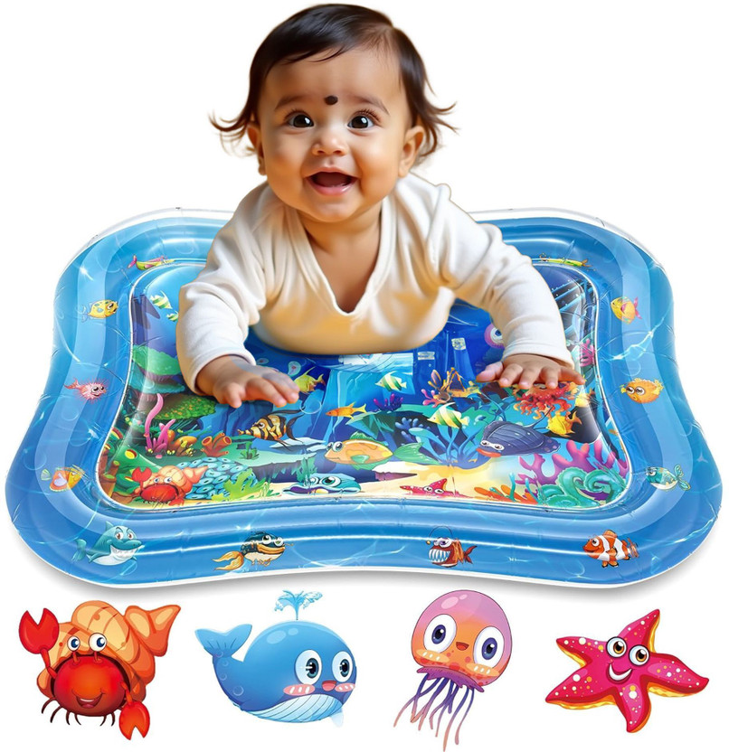 KIDOLOGY PVC (Polyvinyl Chloride) Baby Play Mat(Multicolor, Free)