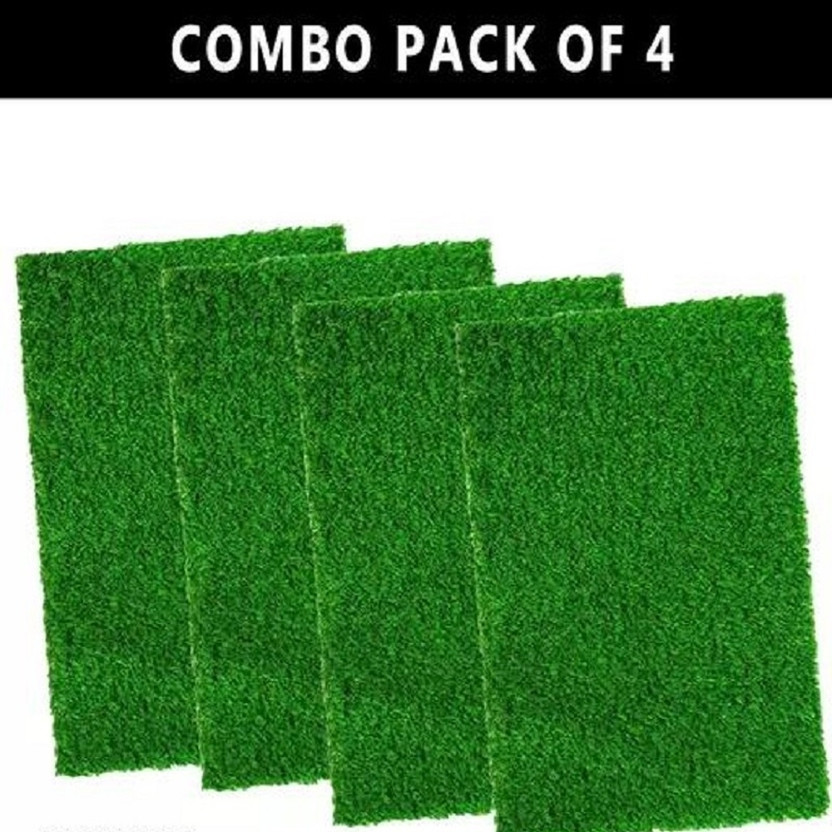 Worthful Creation Artificial Grass Floor Mat(Green, Medium)