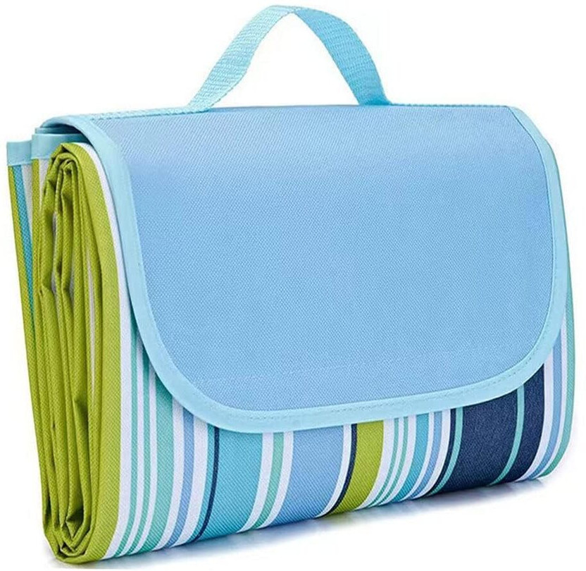 RUDRAKSH Nylon Chatai Mat(Blue, Medium)