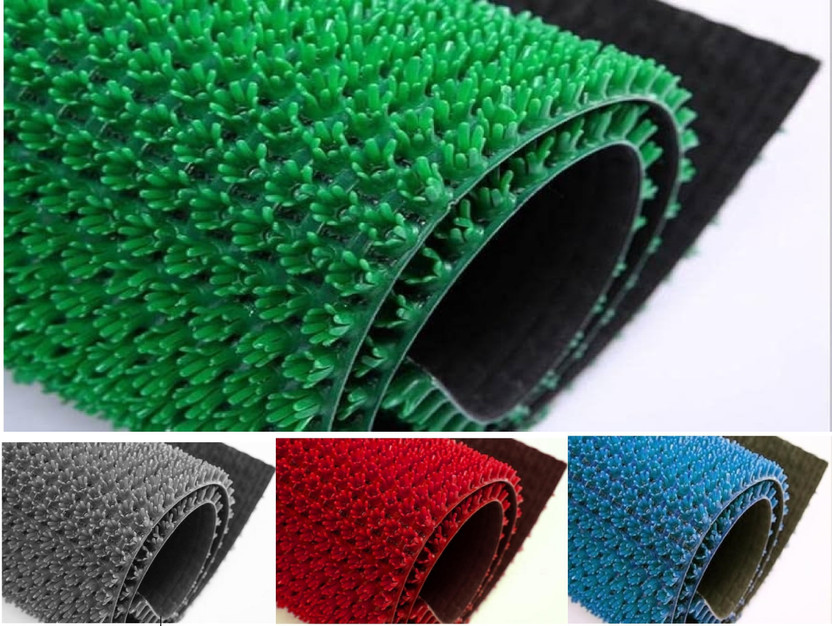 GreenLife PP (Polypropylene) Floor Mat(GREEN 2 FeetX 4 Feet turf mat, Small)