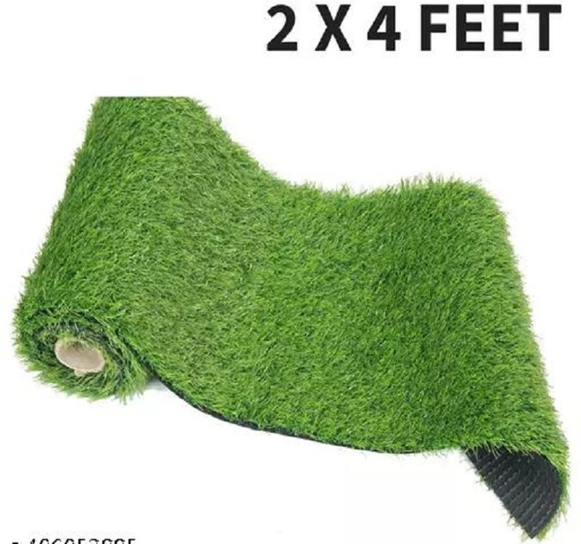 Khanak Khanak Handloom Artificial Grass Floor Mat(2 x 4 Feet, 60 cm x 120 cm, Indoor and Outdoor Floor Mat,Natural Green, Medium) - Flipkart Deal