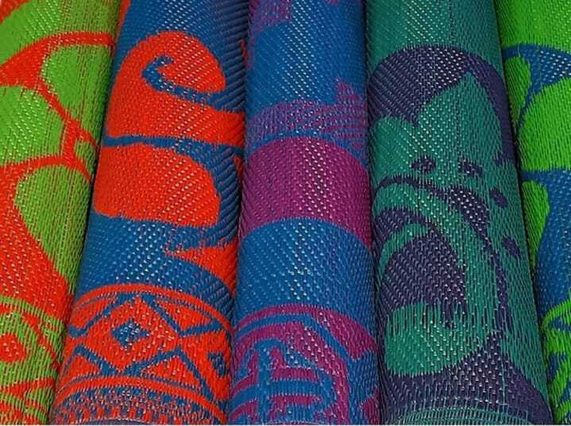 Ridhi sidhi Plastic Chatai Mat(Multicolor, Extra Large)