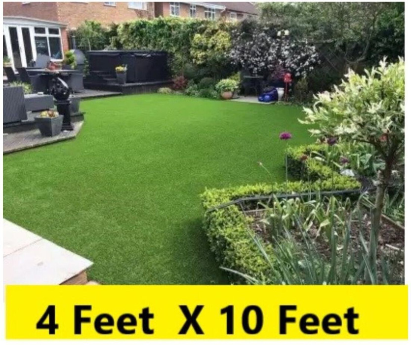 CHETANYA LOOMTEX Artificial Grass Floor Mat(Green, Free)