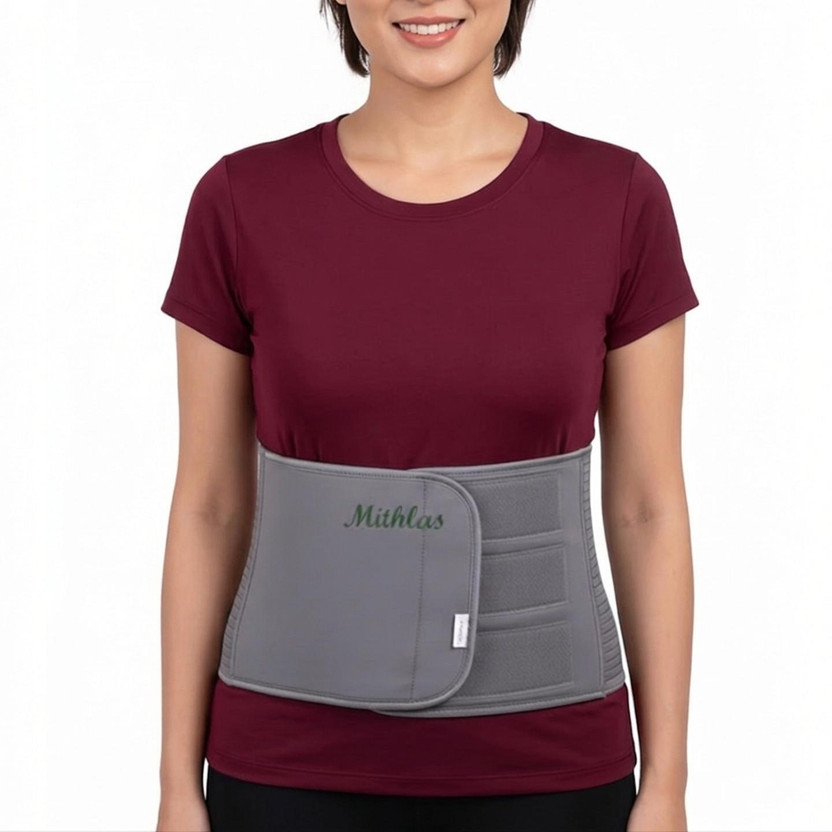 Mithlas Mithlas Abdominal Belt Postpartum Slimming Waist Belt Tummy Shaper Back Pain Relief(Grey) - Flipkart Deal