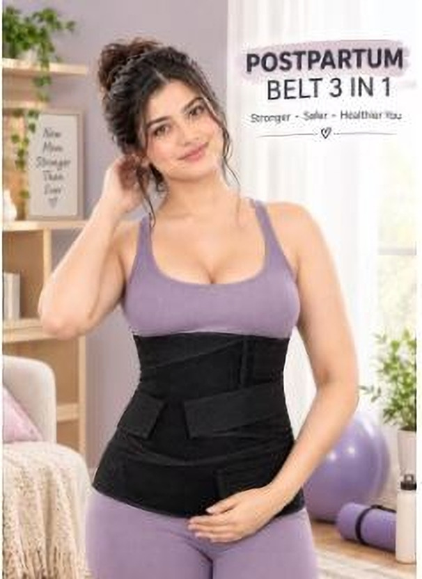 pregnency pregnency post pregnancy maternity support belt after c section & normal delivery(Black) - Flipkart Deal