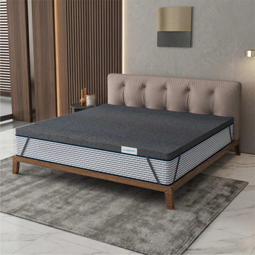 COTFIT COTFIT Queen Size Elastic Strap Polyster Breathable Mattress Cover(182.9 cm x 91.4 cm, Grey) - Flipkart Deal