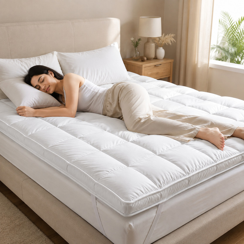 AYKA AYKA Single Size Elastic Strap Polycotton Breathable, Stretchable Mattress Cover(198 cm x 92 cm, White) - Flipkart Deal