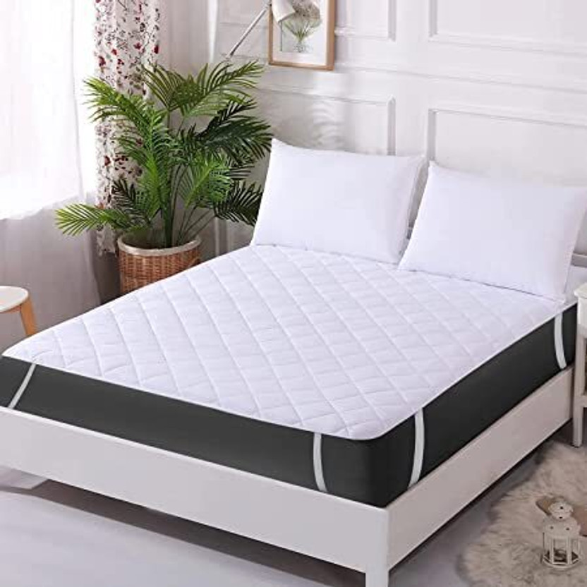 Trance Trance Home Linen Single Size Elastic Strap Cotton Breathable Mattress Cover(78 inch x 36 inch, White) - Flipkart Deal