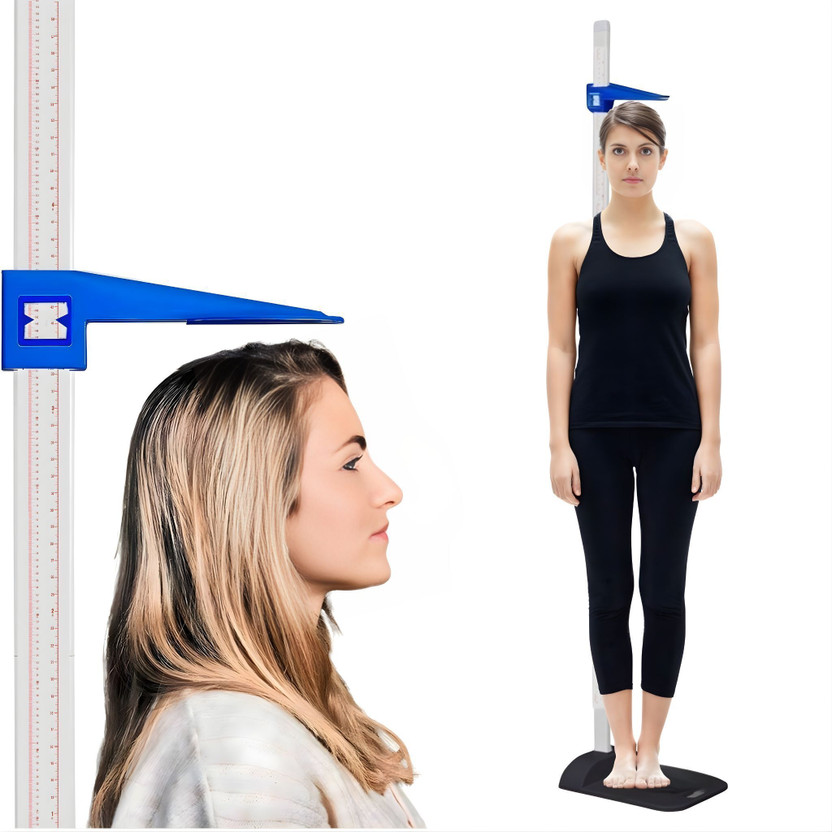 HCG Healthcure generation Height Measuring Scale(Stadiometer)Adults & Children 210 cm Unbreakable Base Height Gauge