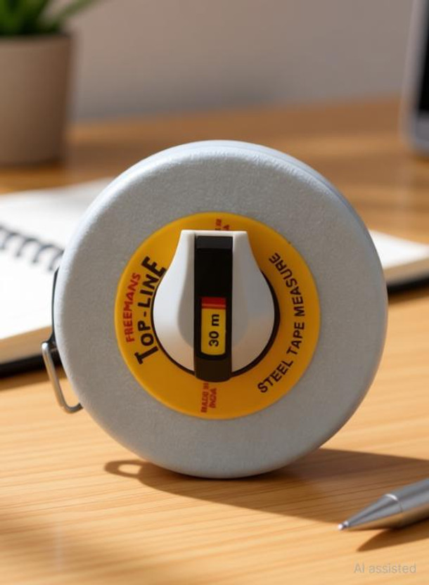 FREEMANS Steel tape 30 mtr Measurement Tape(30 m)