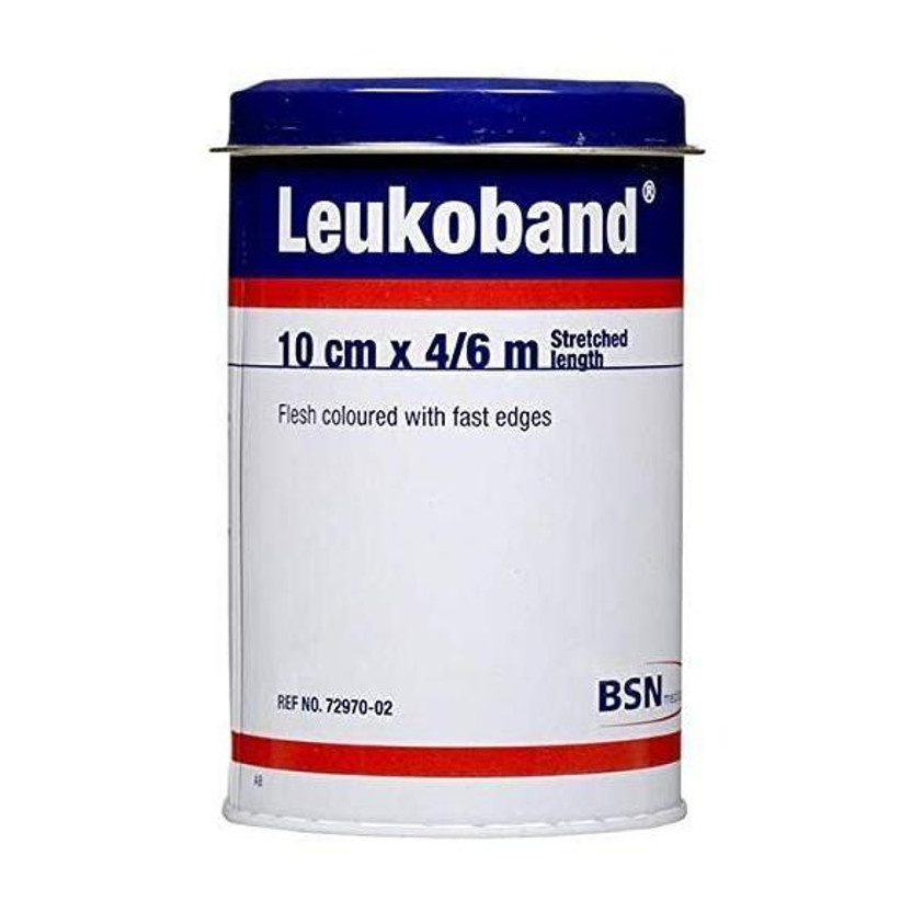 LEUKOBAND ESSITY LEUKOBAND ELASTIC ADHESIVE BANDAGE 10cm x 4/6mt (Pack of 1) Interactive dressings Medical Dressing(Pack of 1)