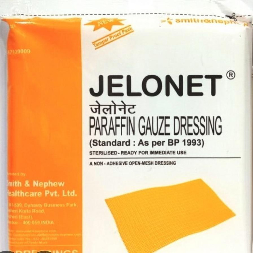 JELONET JELONET MAA R PAA PARAFFIN GAUZE DRESSING Gauze Medical Dressing(Pack of 1) - Flipkart Deal