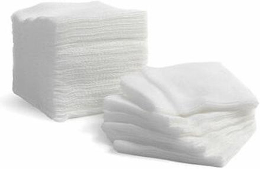 Tendercott Gauze Swab 7.5 cm X 7.5 cm | Non-Sterile | 100 counts Gauze Medical Dressing(Pack of 1)