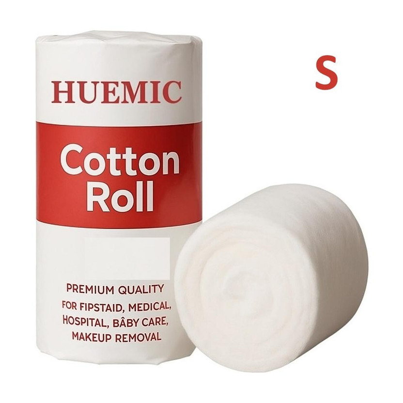 Huemic Cotton Roll – 500 GR Cotton Surgical Medical Cotton Absorbent Wool A20 Gauze Medical Dressing(Pack of 1)
