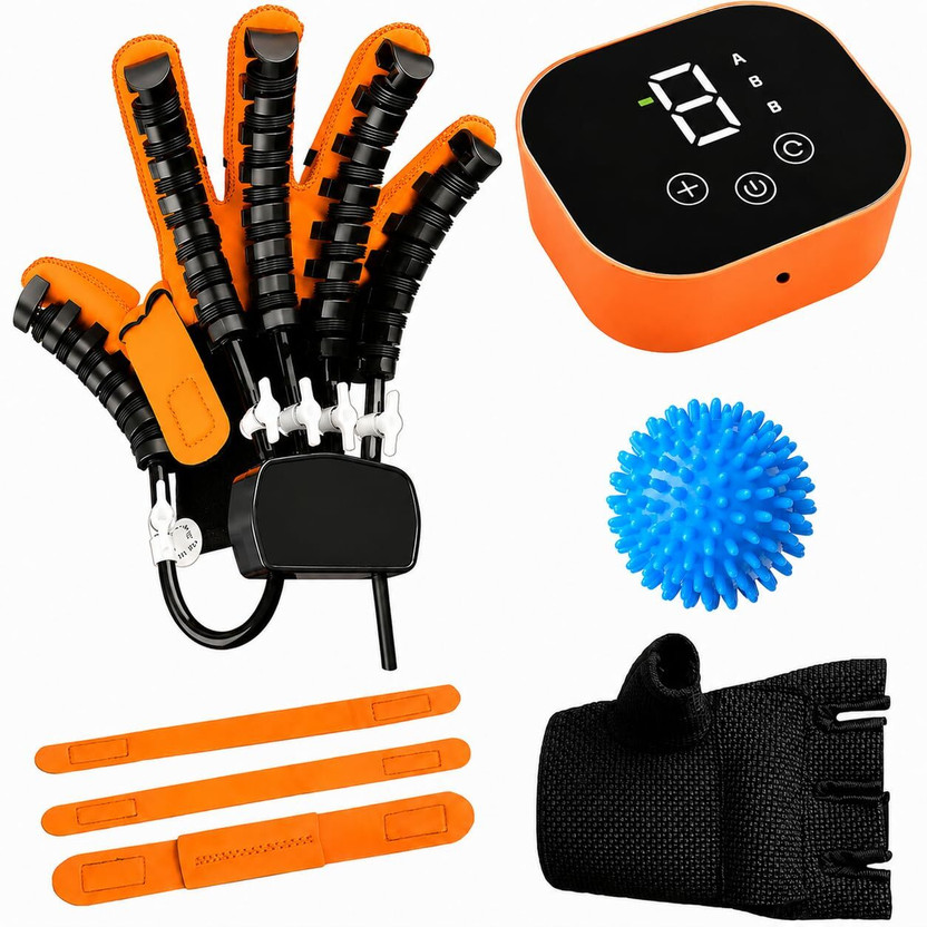 ACP Robotic Hand rehabilitation Glove Both hands Finger Right Hand, L Medical Reacher & Grabber(Length 30 mm)