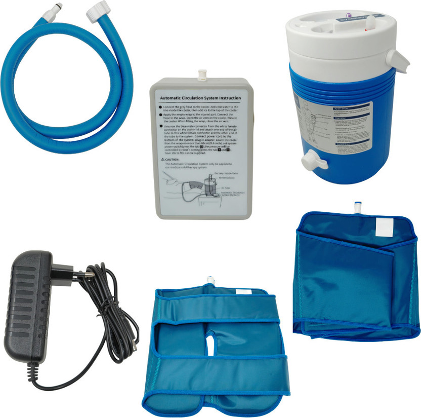 Innosol Advanced Cryo Cold Therapy Device for Muscle Strain with 1 Knee, 1 Back Cuff Medical Reacher & Grabber(Length 30 cm)