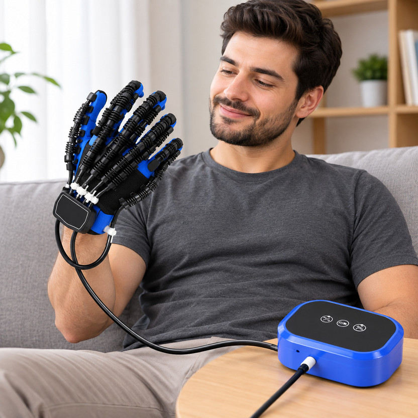 AXV AXV Robotic Hand Rehabilitation Glove | Finger Therapy Trainer (Left Hand XL) Medical Reacher & Grabber(Length 10 mm) - Flipkart Deal