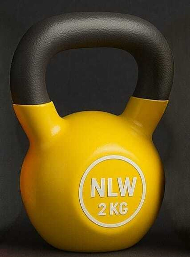NLW 2kg vinyl kettlebell Pink Wrist Weight(2 kg)