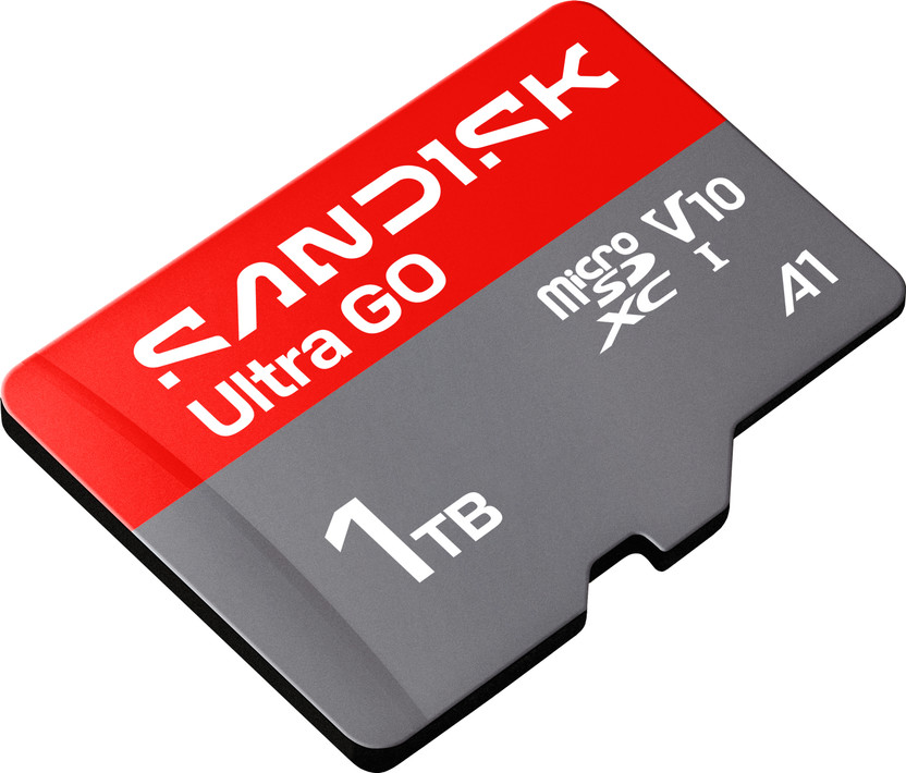 SanDisk SDSQUGN-1T00-GN6MN SANDISK Ultra Go microSD 1 TB MicroSDXC Class 10 190 MB/s  Memory Card Compatible with Mobile, Computer, Tablet, Camera, Gaming Console