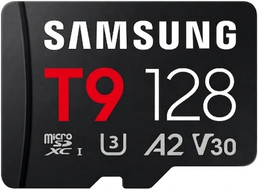 SAMSUNG MB-MH128T/WW T9 128 GB MicroSDXC Class 10 200 MB/s  Memory Card Compatible with Camera, Computer, Gaming Console, Mobile, Tablet