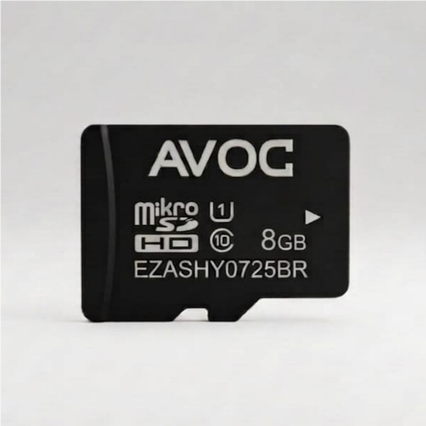AVOC FLASH A02 MC08 Micro HD 8 GB MicroSD Card Class 10 30 MB/s  Memory Card Compatible with Camera, Computer, Gaming Console, Mobile, Tablet