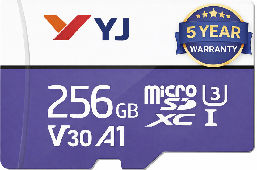 yajas SDSQ-Memorycard-256GB-GN6HP 10 256 GB MicroSD Card Class 10 140 MB/s  Memory Card Compatible with Camera, Computer, Mobile, Tablet(With Adapter)
