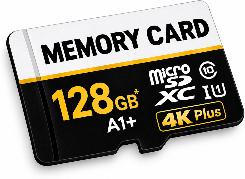 YEWN 128GB MEMORY CARD A1 U1 128 GB MicroSD Card Class 10 100 MB/s  Memory Card Compatible with Camera, Computer, Gaming Console, Mobile, Tablet
