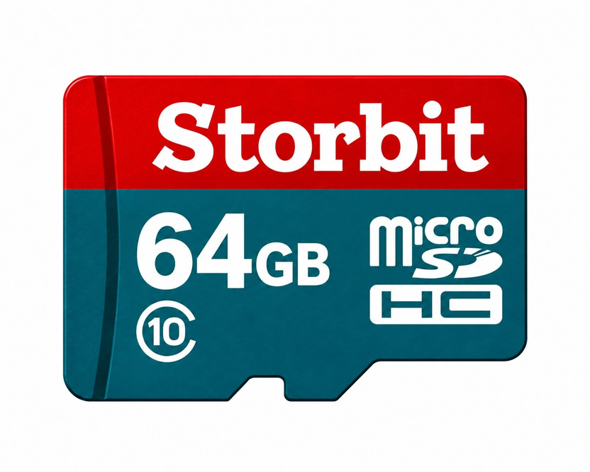 STORBIT SD CARD High-Speed Storage Card for Smartphones, Tablets, and Action Cameras HC 1 64 GB MicroSDXC Class 10 10 MB/s  Memory Card Compatible with Camera, Computer, Mobile, Tablet