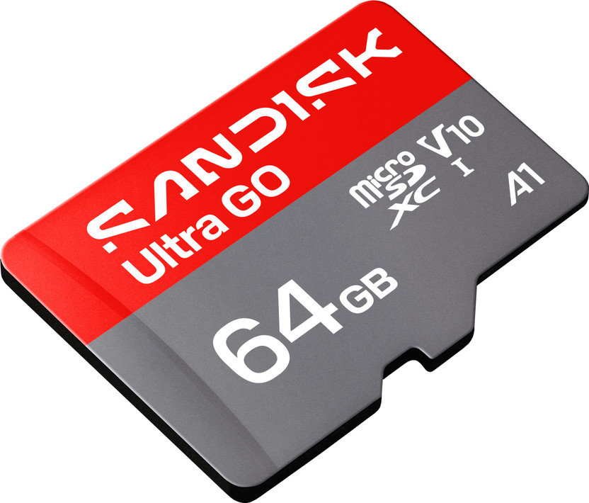 SanDisk SDSQUGN-064G-GN6MN SANDISK Ultra Go microSD 64 GB MicroSDXC Class 10 140 MB/s  Memory Card Compatible with Mobile, Computer, Tablet, Camera, Gaming Console