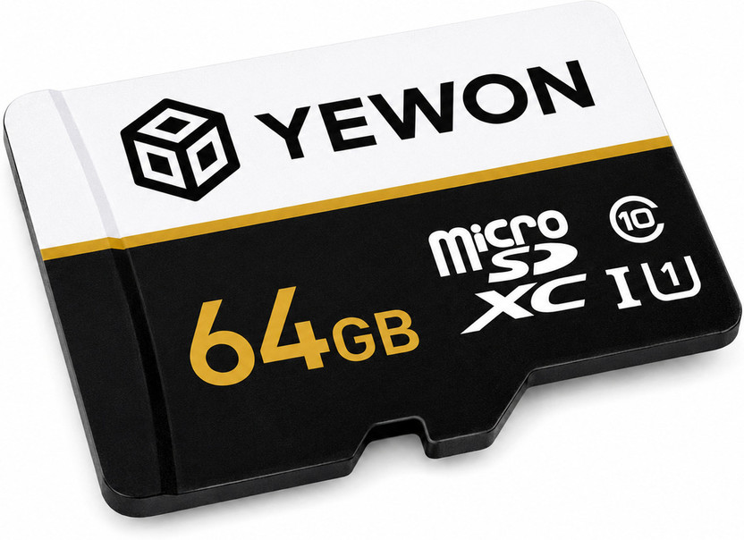 YEWON YEWON 64 Memory Card U1 64 GB SD Card Class 10 100 MB/s  Memory Card Compatible with Camera, Computer, Gaming Console, Mobile, Tablet - Flipkart Deal