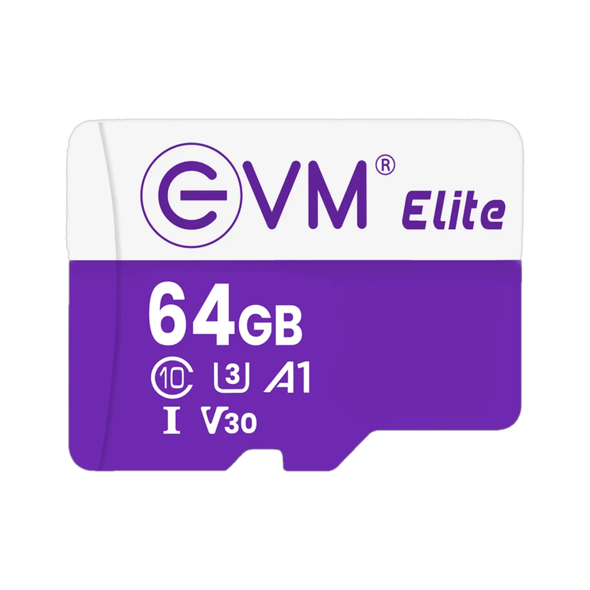 EVM EETF/64GU3 Elite 64 GB MicroSDXC Class 10 100 MB/s  Memory Card Compatible with Camera, Mobile, Tablet