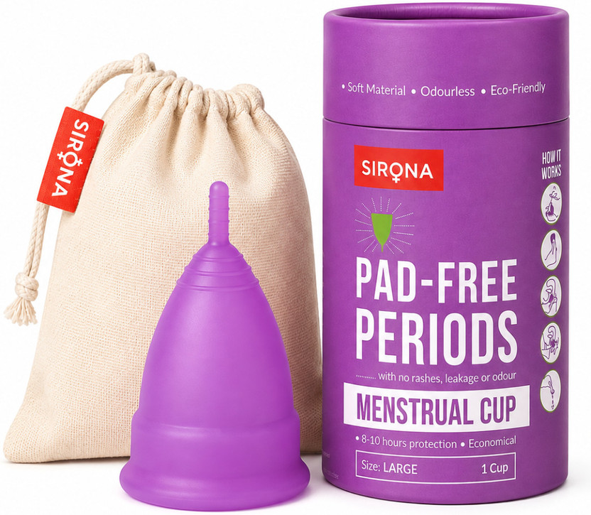 SIRONA Large Reusable Menstrual Cup(Pack of 1)