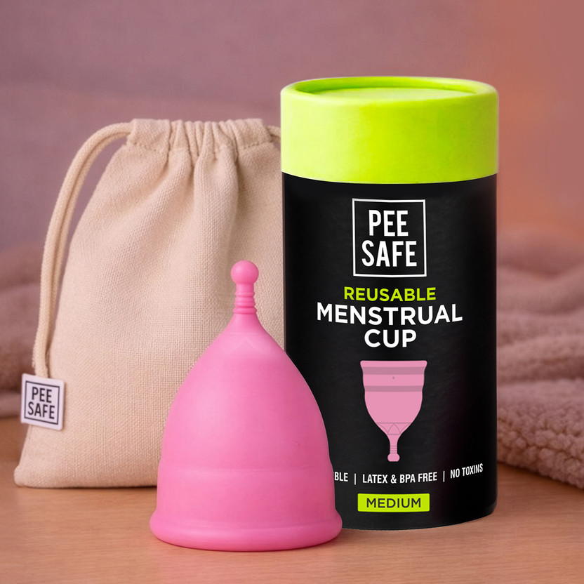Pee Safe Medium Reusable Menstrual Cup(Pack of 1)