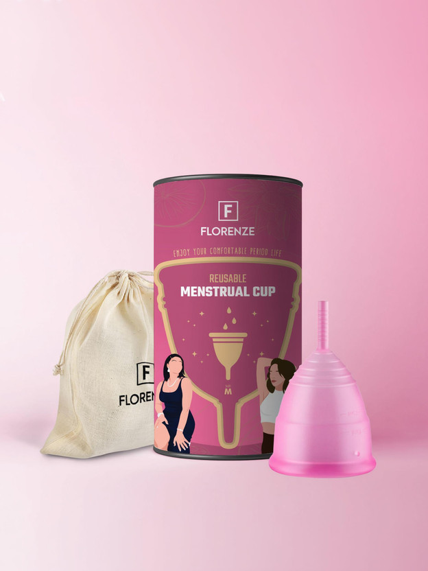 FLORENZE Medium Reusable Menstrual Cup(Pack of 1)
