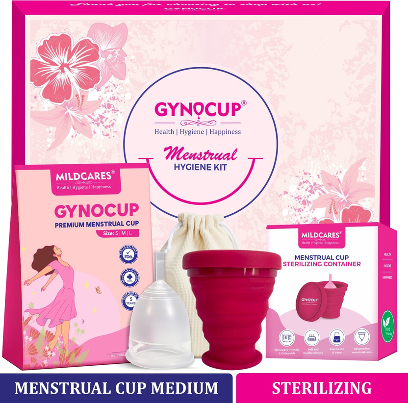 Gynocup Medium Reusable Menstrual Cup(Pack of 1)