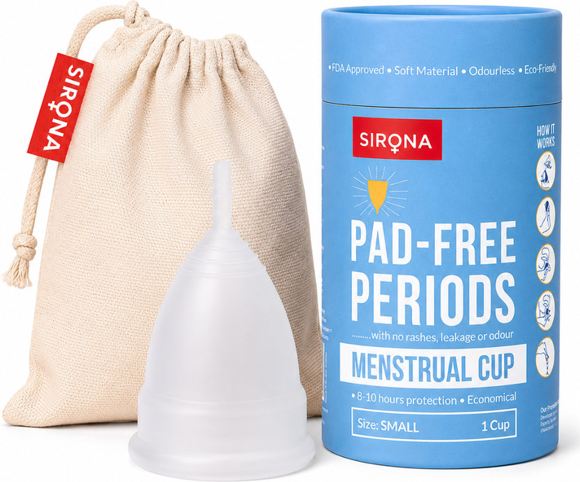 SIRONA Small Reusable Menstrual Cup(Pack of 1)