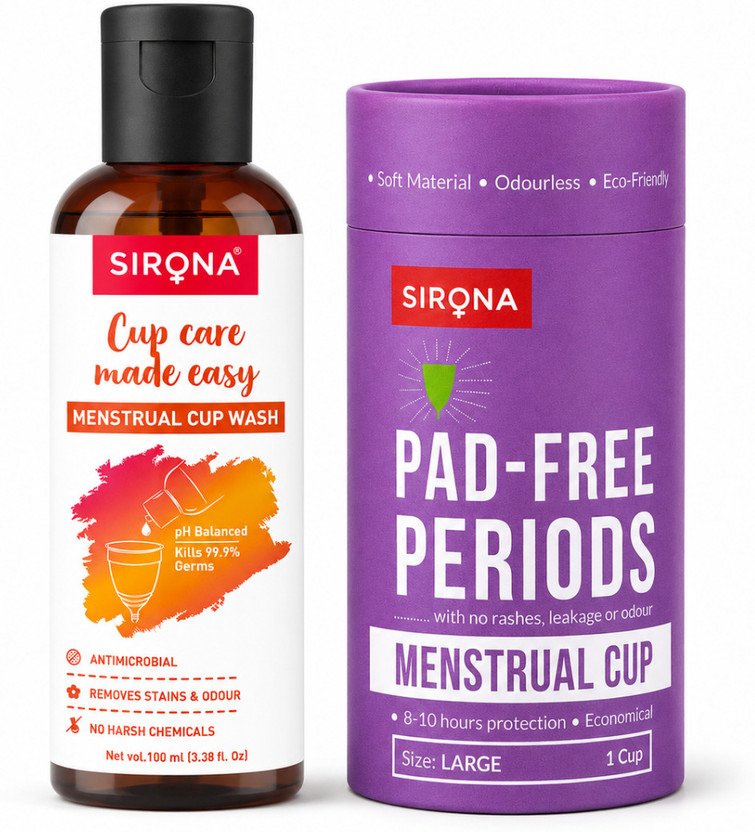 SIRONA Large Reusable Menstrual Cup(Pack of 1)