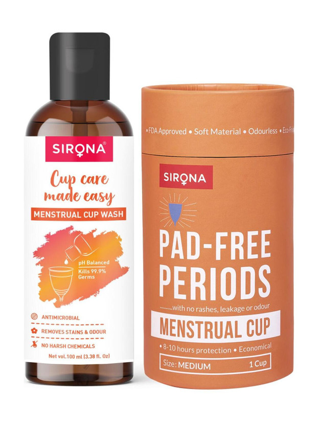 SIRONA SIRONA Medium Reusable Menstrual Cup(Pack of 1) - Flipkart Deal