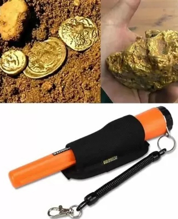 Real Instruments Handheld Metal Detector Pinpointer with LED Indicator for Gold & Coins Advanced Metal Detector