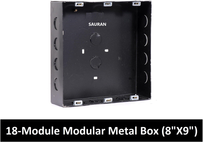Sauran Electrical 18-Module Modular Junction Metal Box 8inchX9inch (MJB35.1) Metal Electrical Box