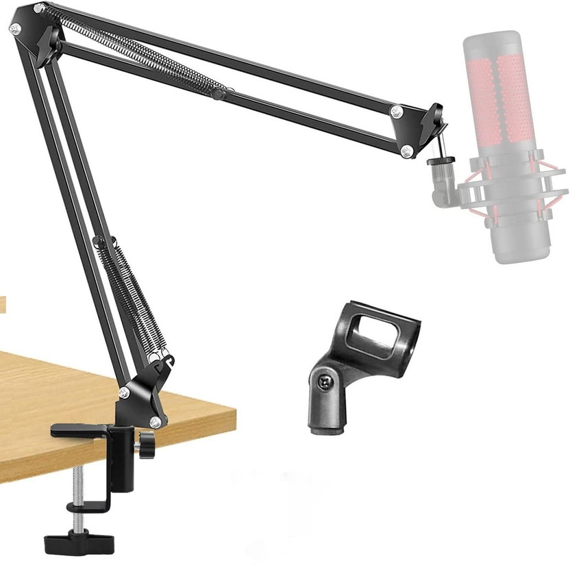 Corslet Mic Stand NB-35 Microphone Stand Table Mic Stand for Recording & Studio Professional Mic Stand Recording Studio Mic Stand Singing Mic Stand(Black)