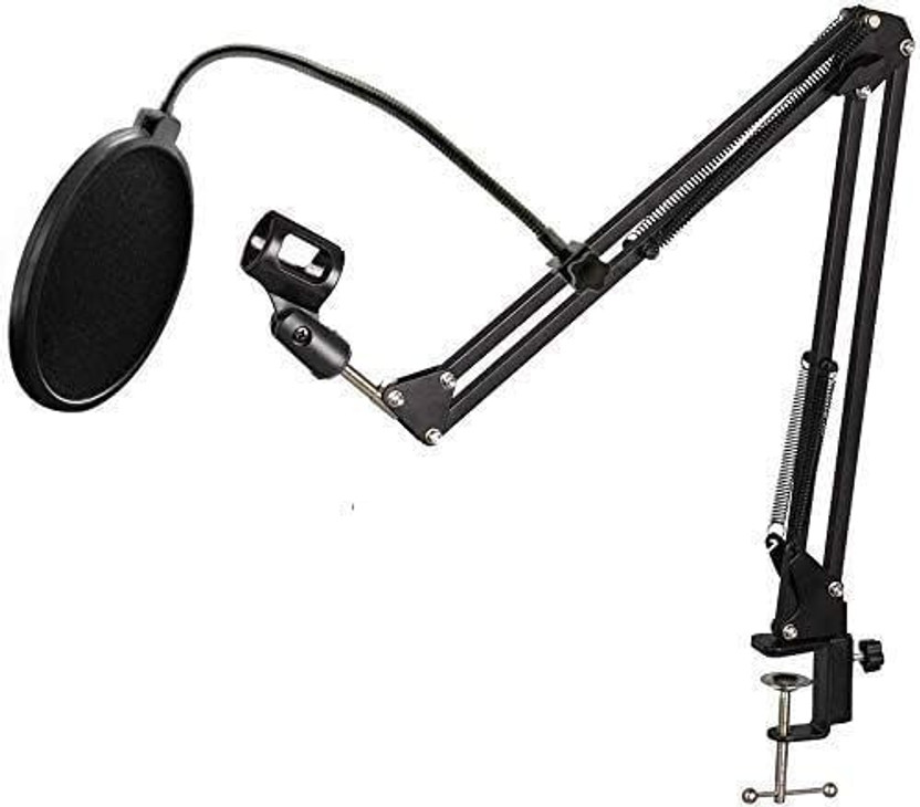 FoxHill stand-pop filter Microphone Stand(Black)
