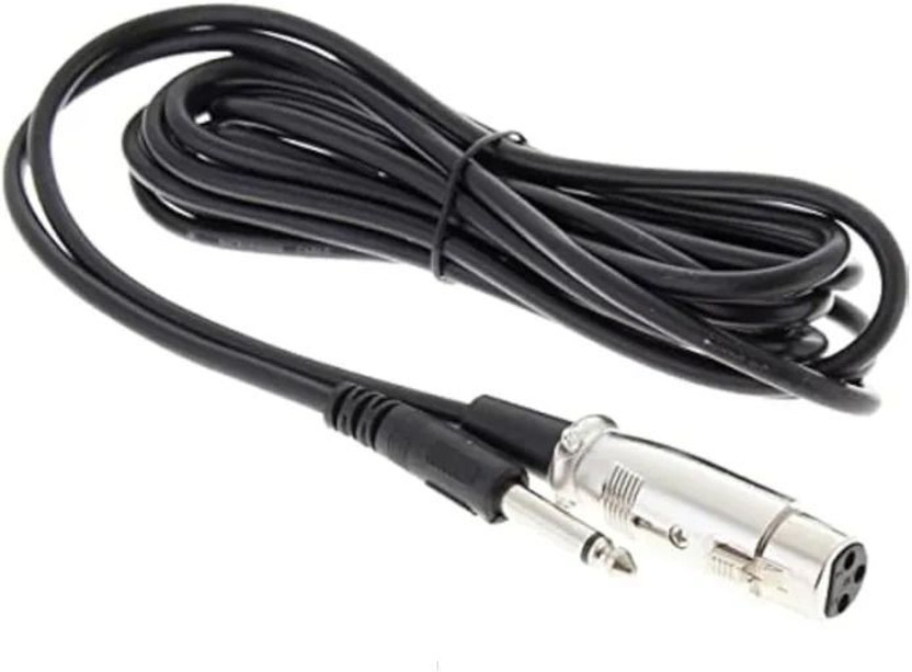 BALRAMA BALRAMA Microphone/Guitar Cable XLR 3-Pin Female to 1/4 inch Approx 4 Meter Mic Cable XLR Cable(Black) - Flipkart Deal