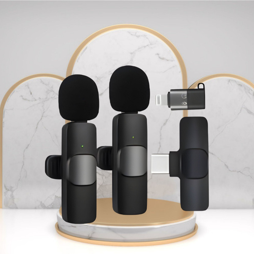 Clairbell Clairbell K9 Dual Wireless Microphone Plug &Collar Mic for Vlogging/Live Stream/YouTubD215 K9 Dual Wireless Microphone Plug &Collar Mic for Vlogging/Live Stream/YouTubD215(Black) - Flipkart Deal