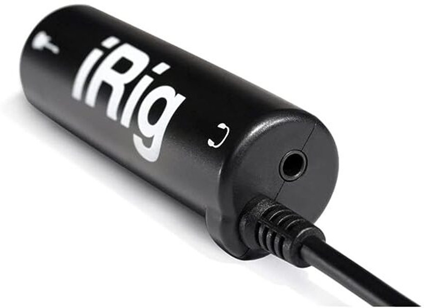 SAJAG Audio Interface AMP iRig from for iPod Touch, iPhone, and iPad Micro Phone Connecter(Black)
