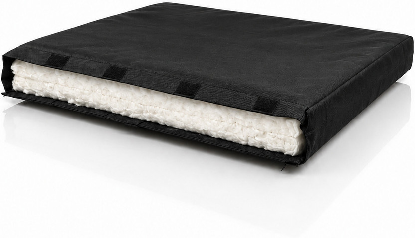 INNER ENGINEERING IEPSPL INSERA® Encapsulated Insulation Pads 50mm Thick Thermo-Acoustic Comfort Solution Fire-Resistant, Lightweight Pads 1000 mm x 610 mm(10 Sheets White Wool)