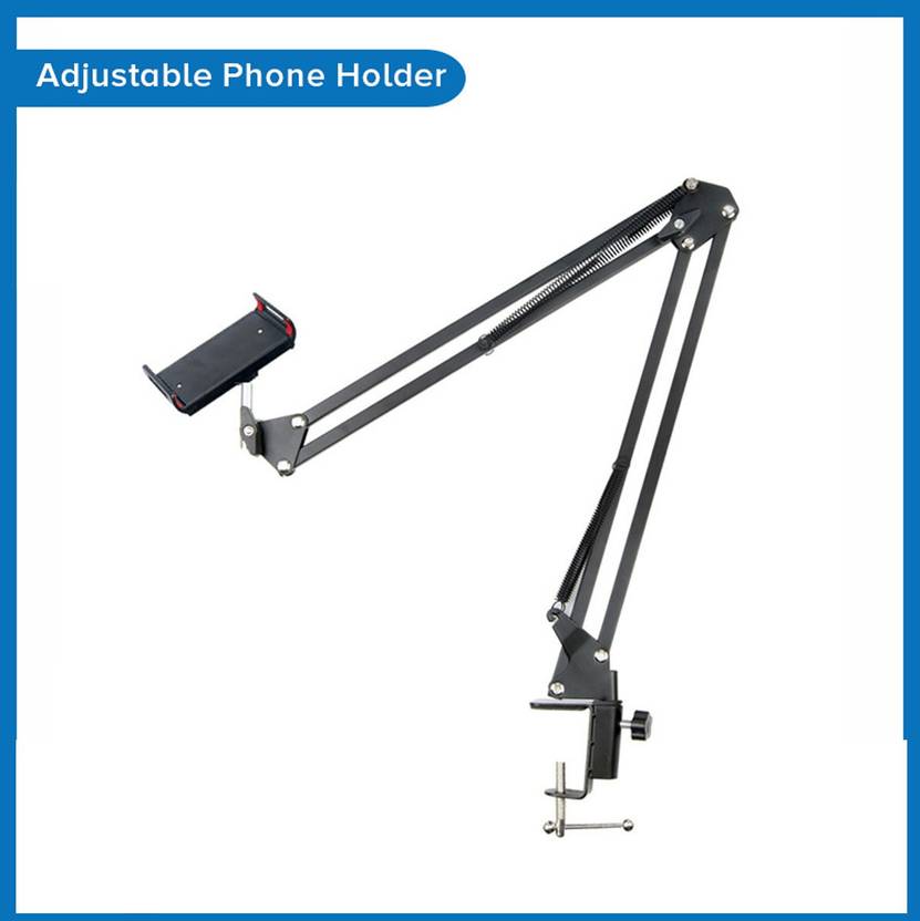 ZOKMOB Overhead Video Stand Phone Holder Articulating Arm Phone Mount