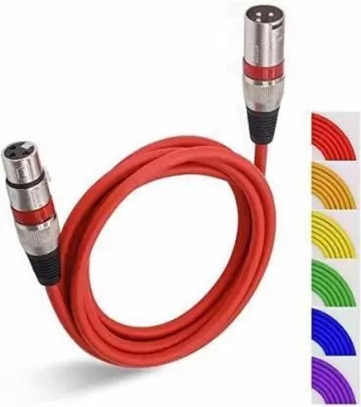 TZ SMART XLR Male to XLR Female Cable /Speaker/Mixers/(2 Meter) Pack of