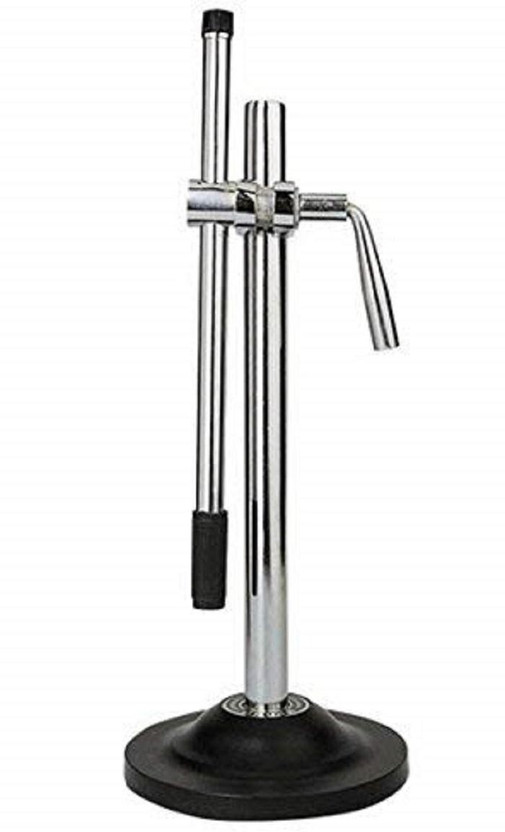 KH Iron Base Universal Microphone Suspension Boom Scissor Arm Stand (Type I) Microphone Stand(Black)