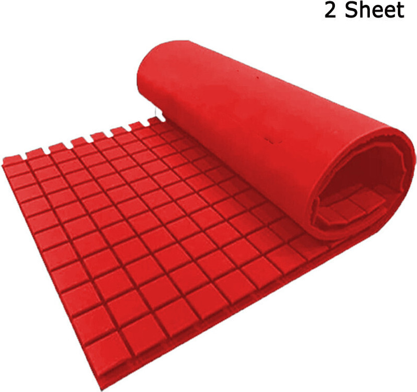 Urban Infotech Wedge Soundproofing Acoustic Foam Control Noise for Home, Room, Studio,Theater Noise Reducer(Red)